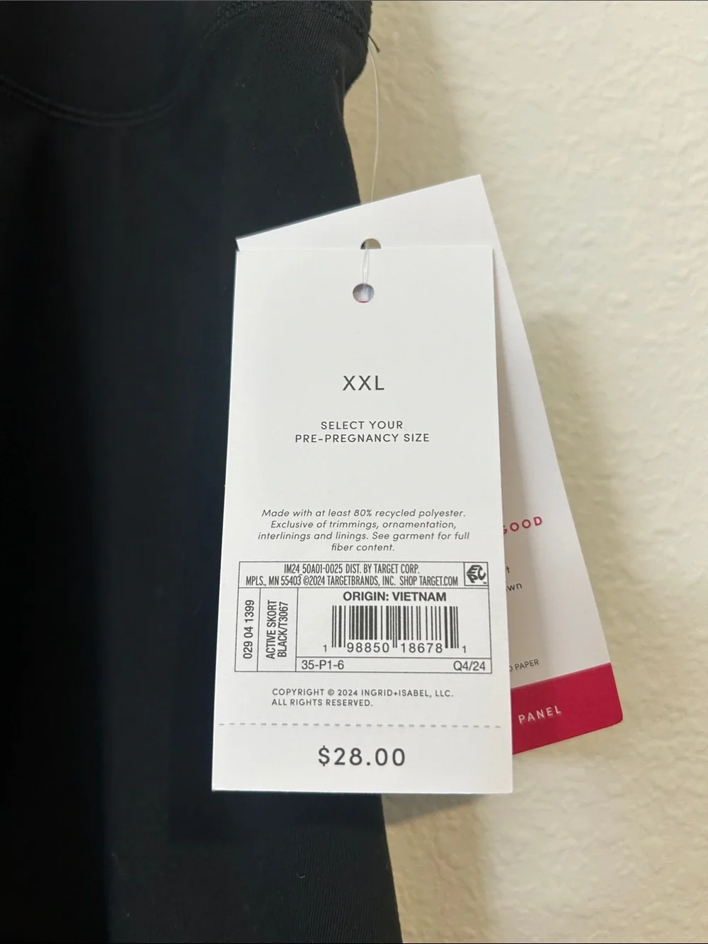 Isabel Maternity by Ingrid & Isabel Black Maternity Skort
